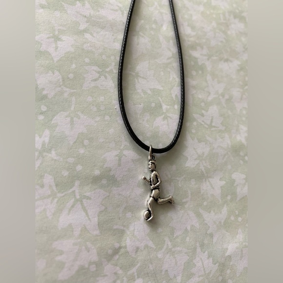 Soccer Player Cord Necklace - Picture 2 of 3